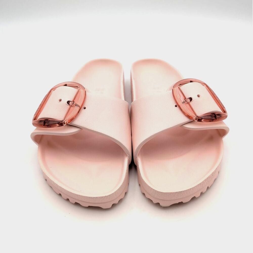 Birkenstock Madrid EVA Big Buckle Footbed Sandals Unisex Light Rose Size USW9/M7 - Picture 2 of 10